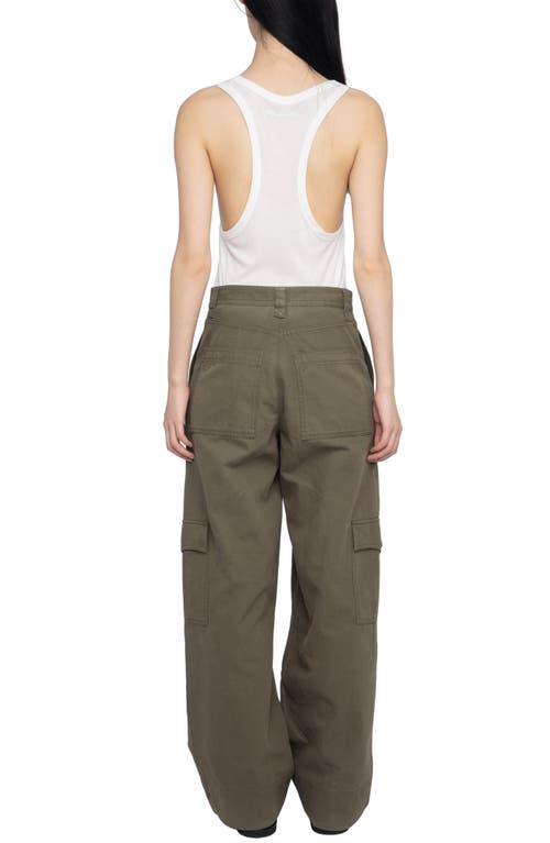 Zadig & Voltaire Cotton Canvas Cargo Pants In Green
