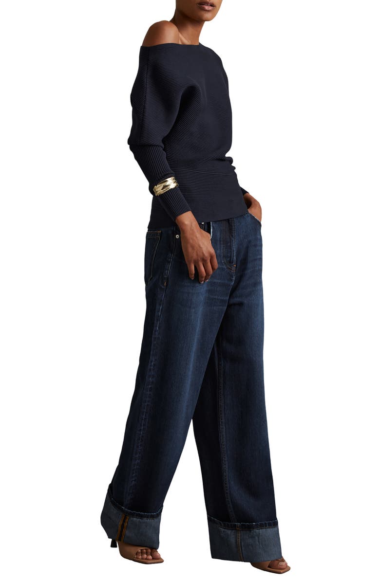 Reiss Lorna One-Shoulder Top, Alternate, color,