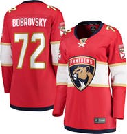 FANATICS Women's Fanatics Sergei Bobrovsky Red Florida Panthers Home Breakaway Jersey