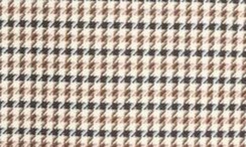 Veronica Beard Yumi Sleeveless Houndstooth Mini Dress In Sand Black