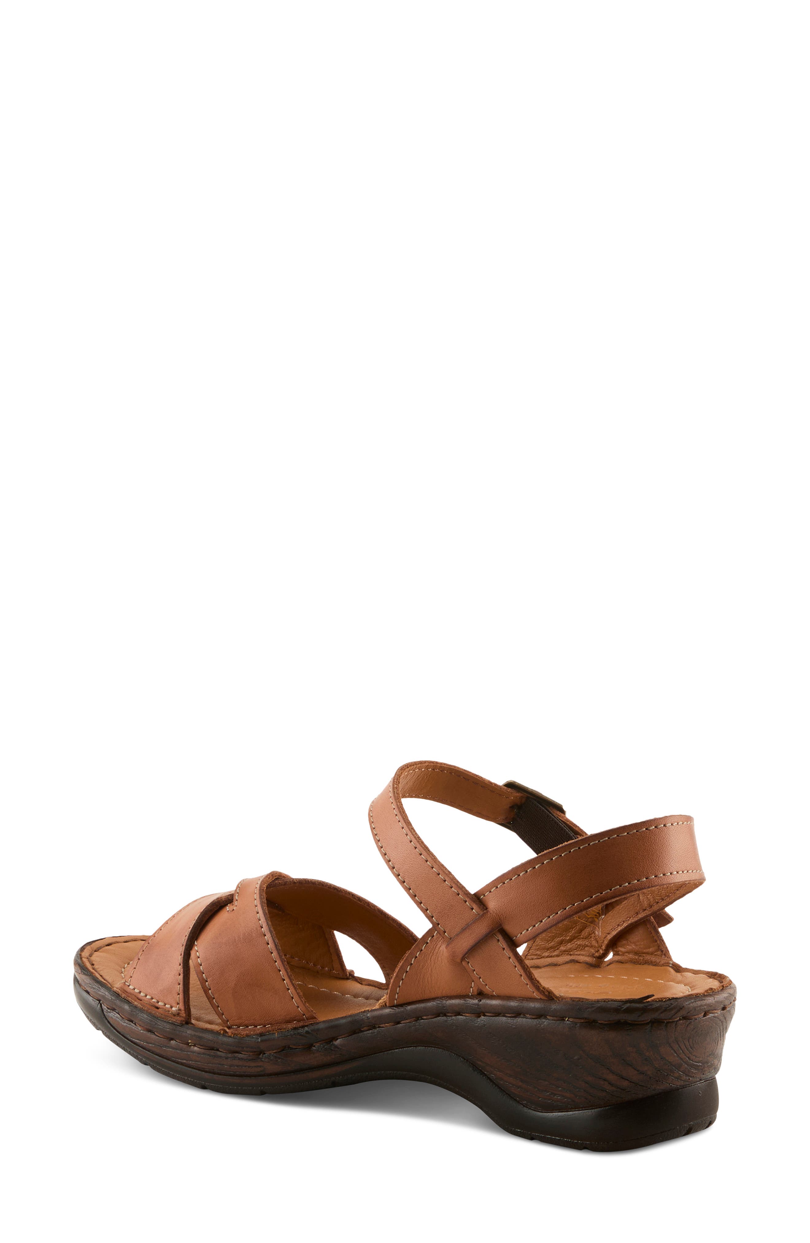 Spring Step Amareza Ankle Strap Sandal, Alternate, color, Camel