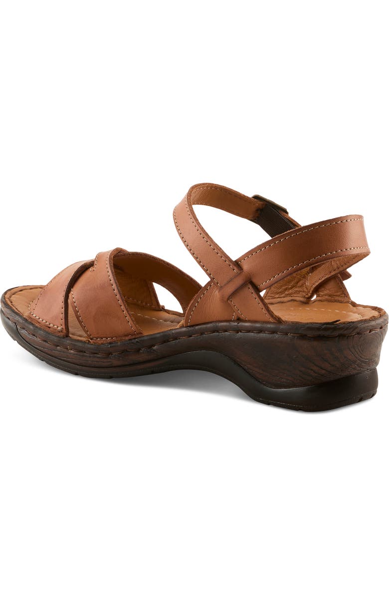 Spring Step Amareza Ankle Strap Sandal, Alternate, color, Camel