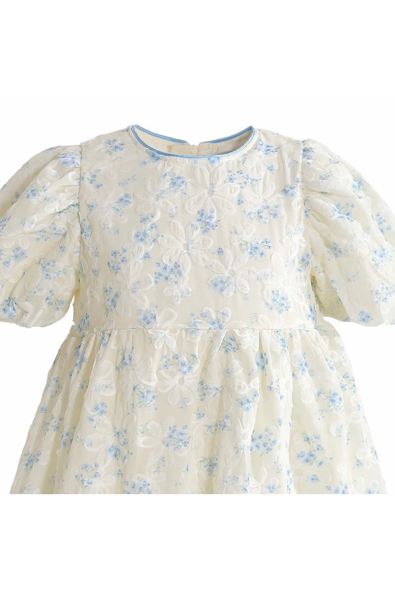 Bloom Tiered Floral Dress, Alternate, color, Ivory
