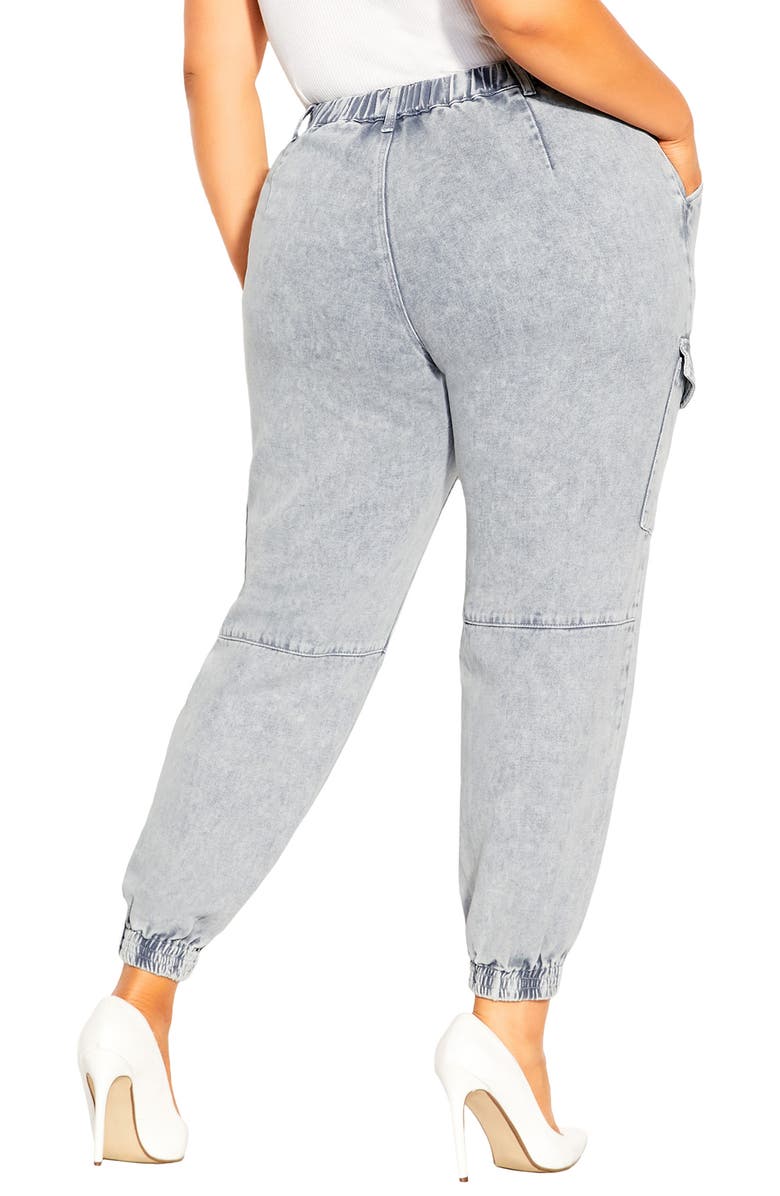 City Chic Cargo Ankle Jeans, Alternate, color,