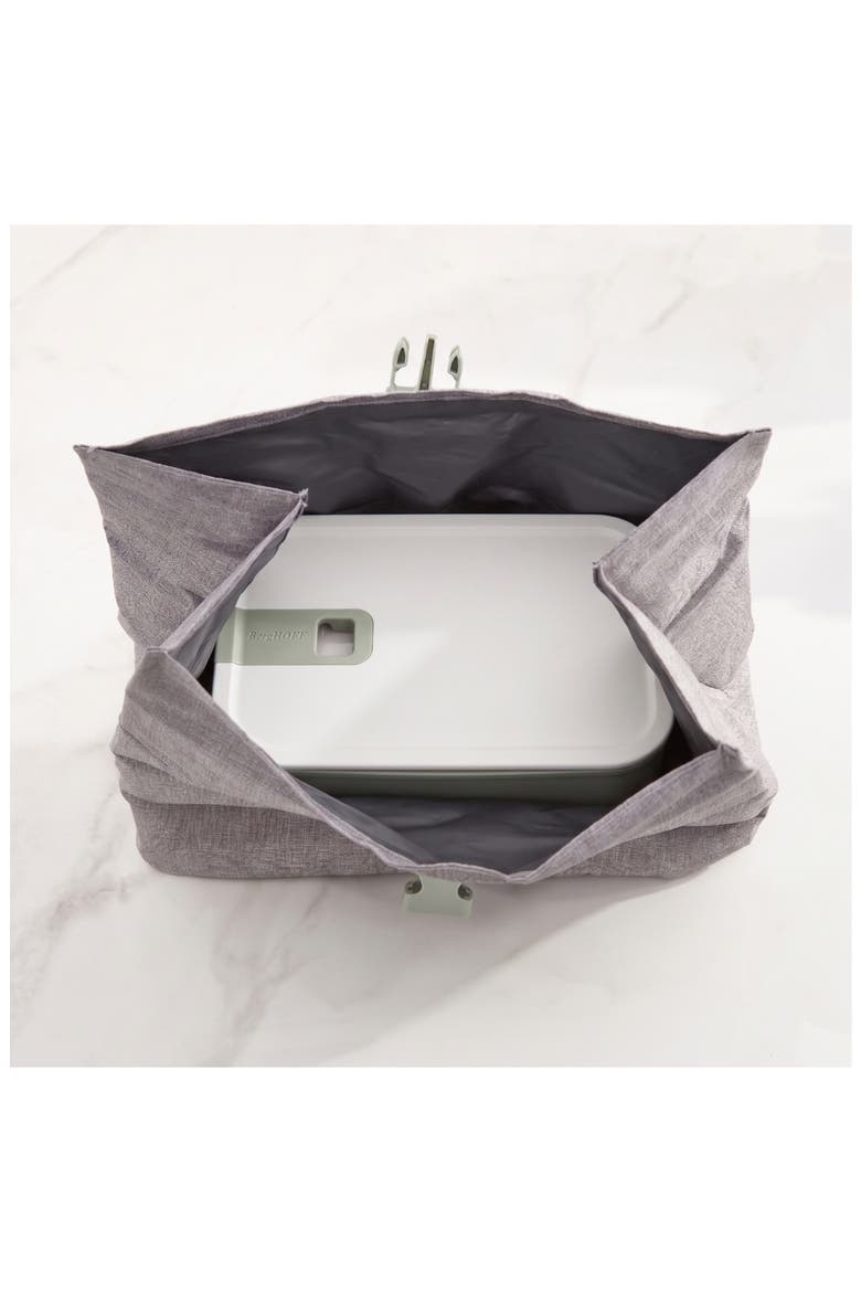 Leo Insulated Lunch Bag, Alternate, color, GREY