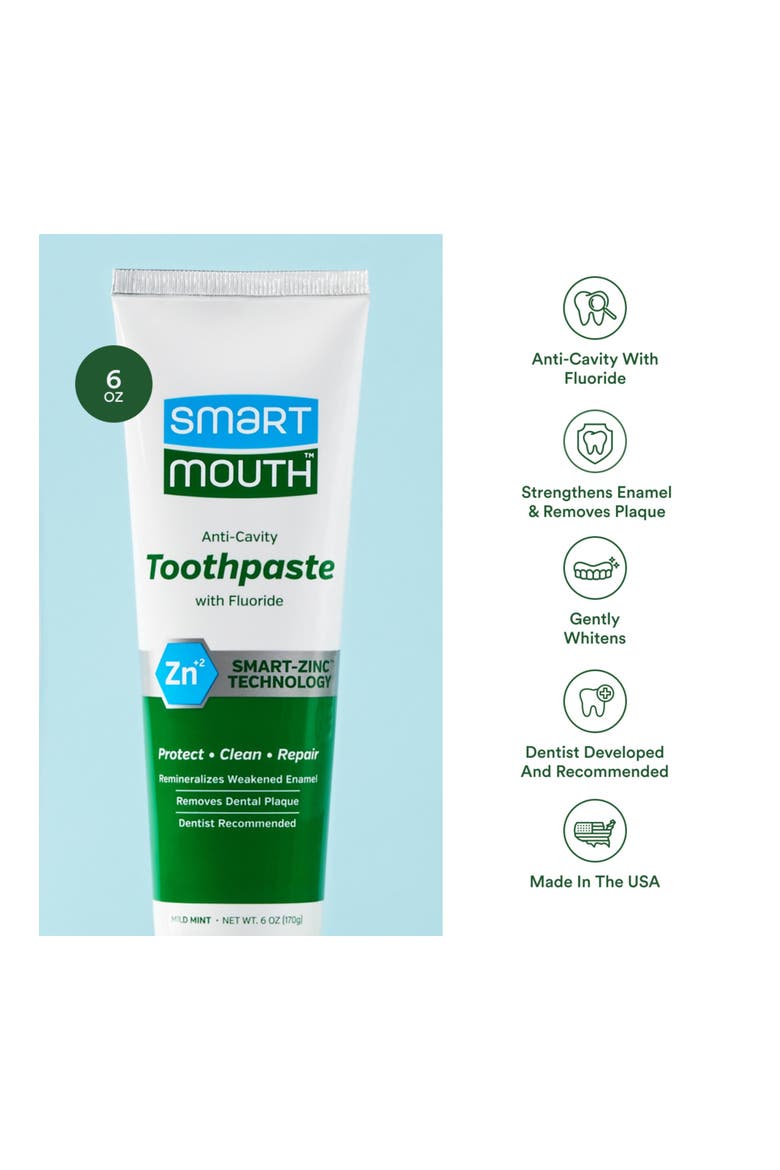 Anti-Cavity Fluoride Whitening Toothpaste 6 oz, Alternate, color, Mild Mint