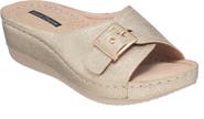 GC SHOES Justina Buckle Wedge Sandal