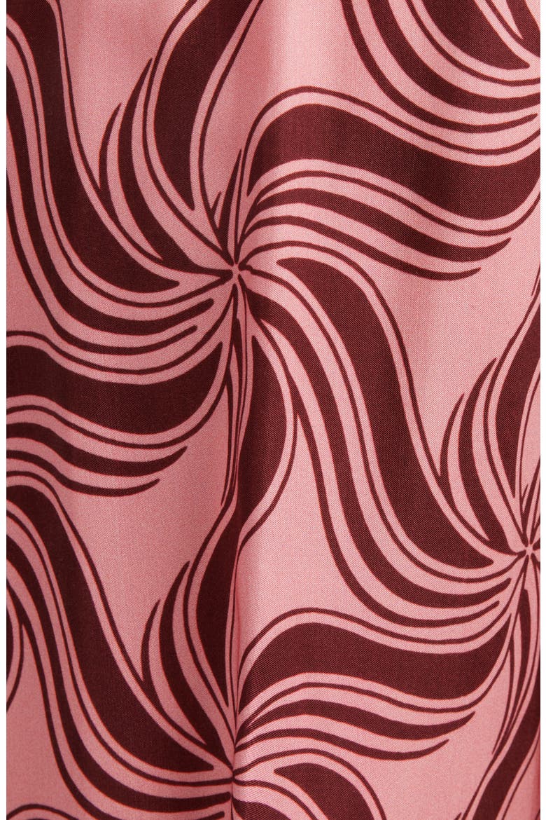 Mixed Print Straight Leg Pants, Alternate, color, PINK