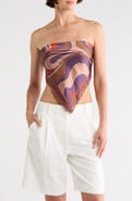 Steve Madden Swirly Girly Satin Scarf