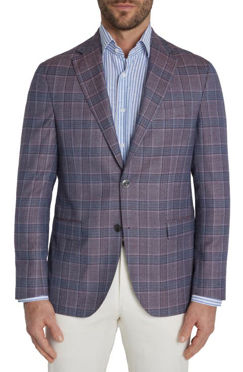 Midland Plaid Wool Sport Coat