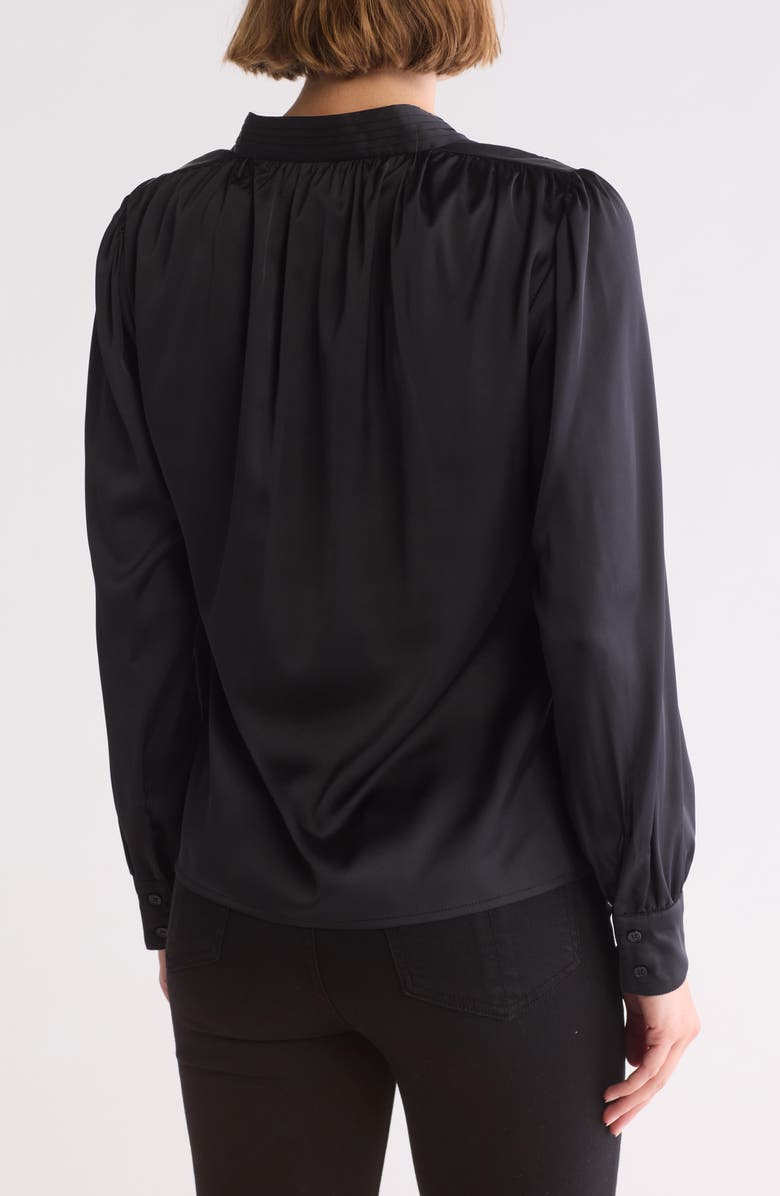 Melrose and Market Long Sleeve Satin Top, Alternate, color,
