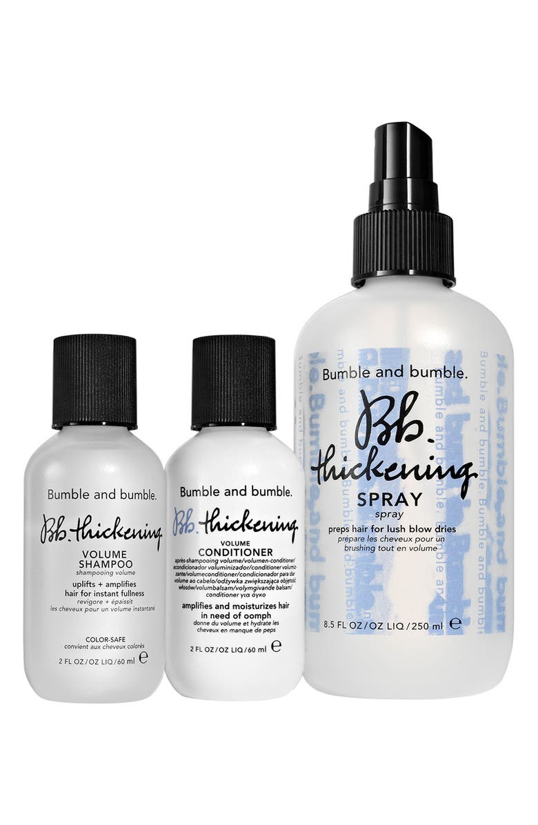 Bumble and bumble. Thickening Team Volume Hair Care Holiday Gift Set $67 Value, Alternate, color, 