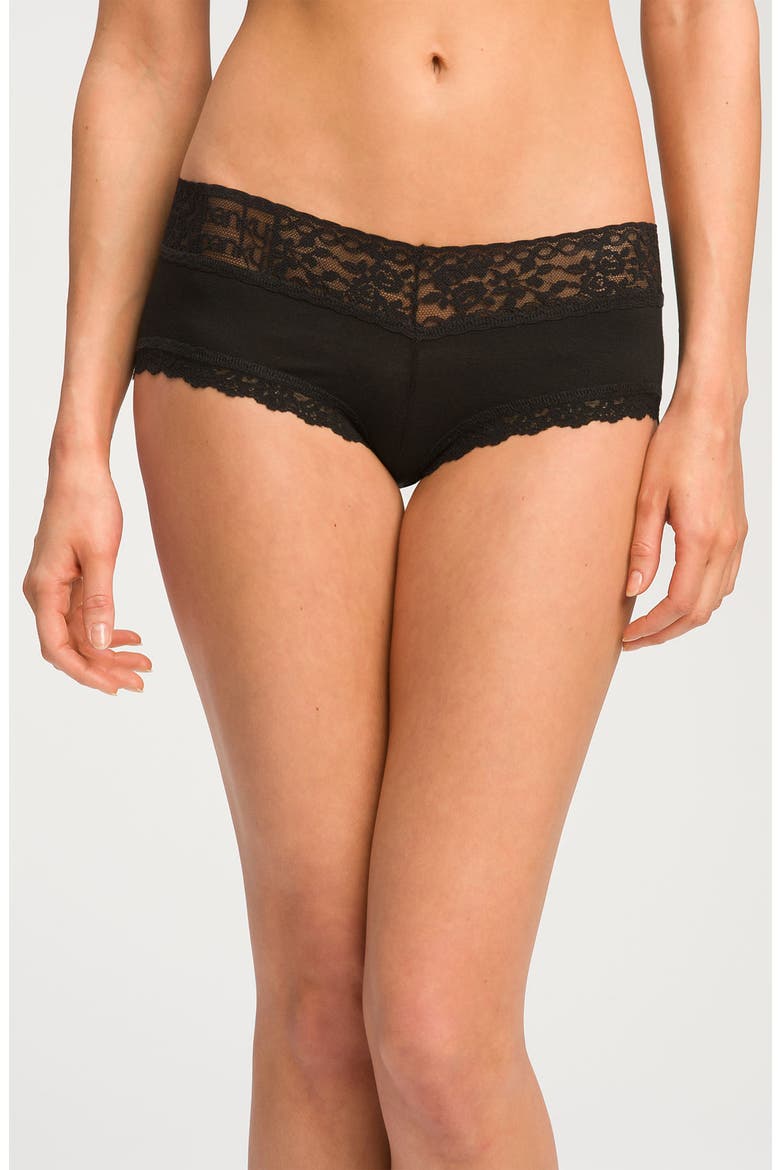 Logo to Go Boyshorts, Main, color, BLACK