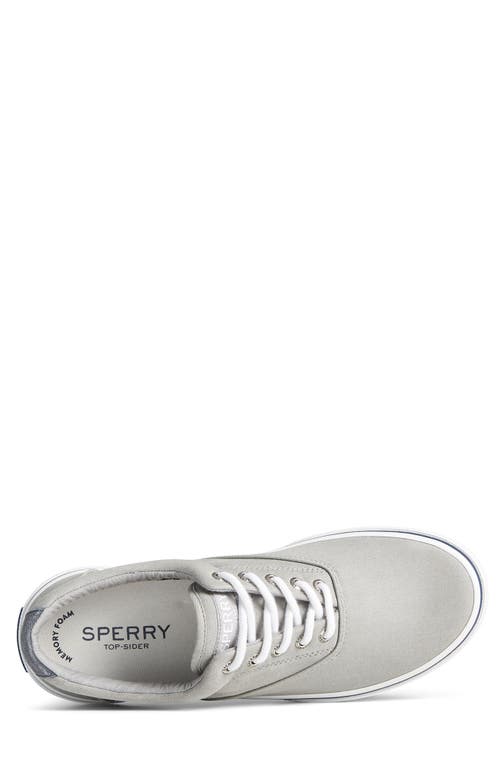 Sperry Top-sider® Sperry Halyard Cvo Recycled Cotton Sneaker In Grey