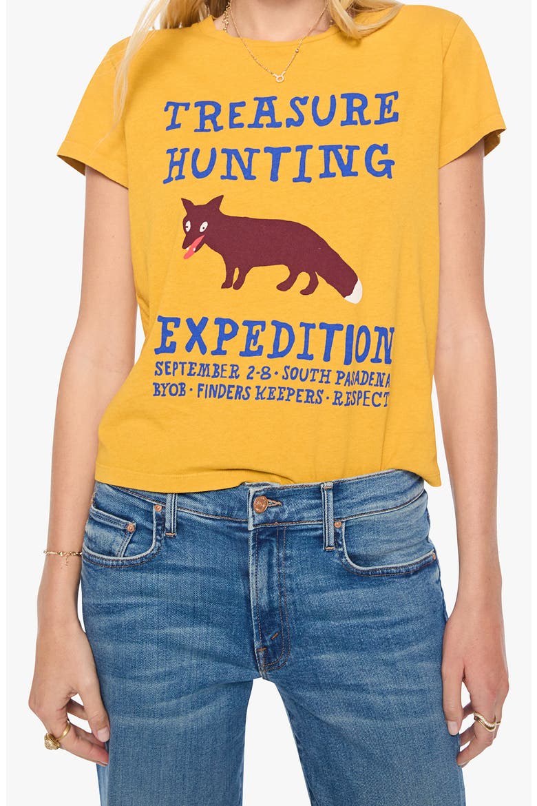 The Boxy Goodie Graphic Tee, Main, color, TREASURE HUNTING