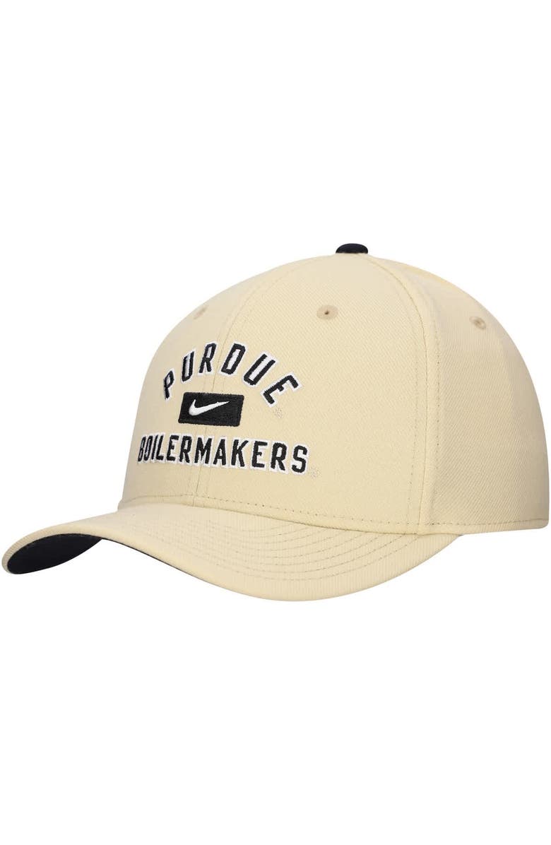 Nike Men's Nike Gold Purdue Boilermakers Rise Flex Hat, Alternate, color, Gold