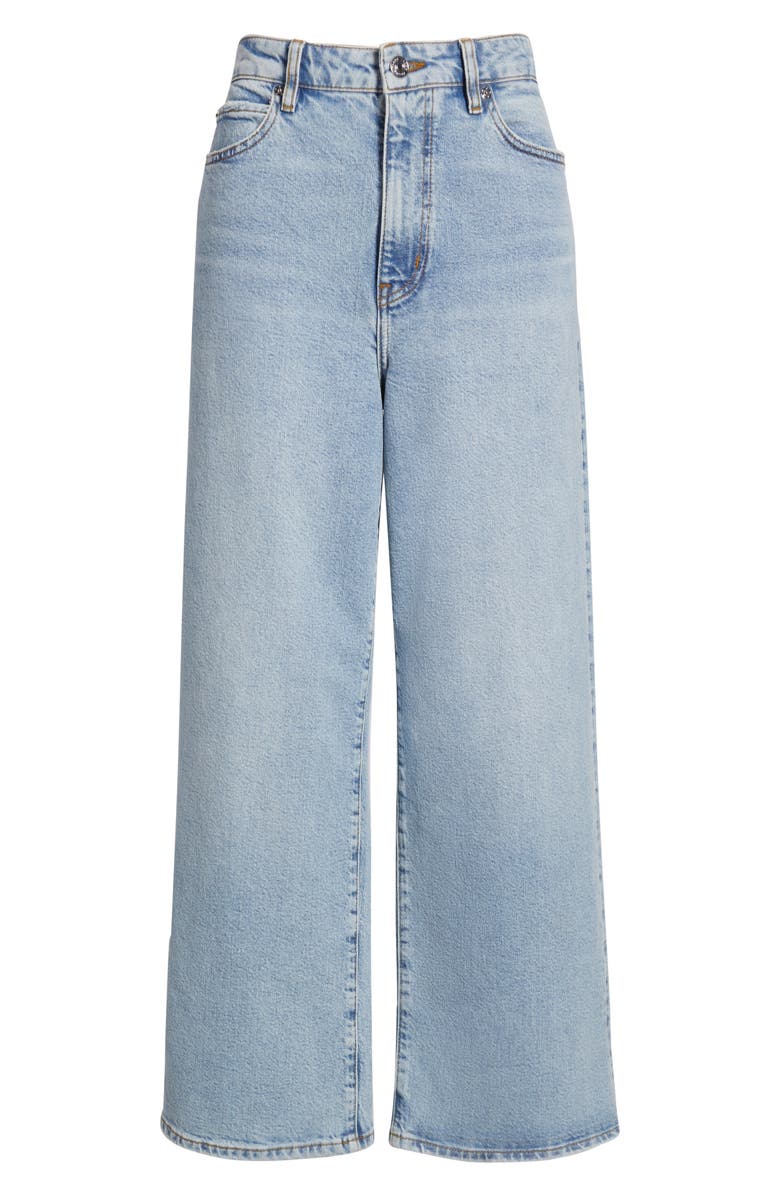 FRAME The Wide High Waist Ankle Wide Leg Jeans, Alternate, color, Dolly