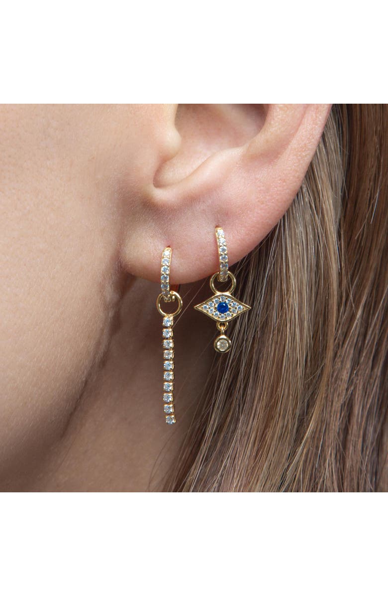 Outofoffice Multi Pavé Gold Earring Charm, Alternate, color, Gold