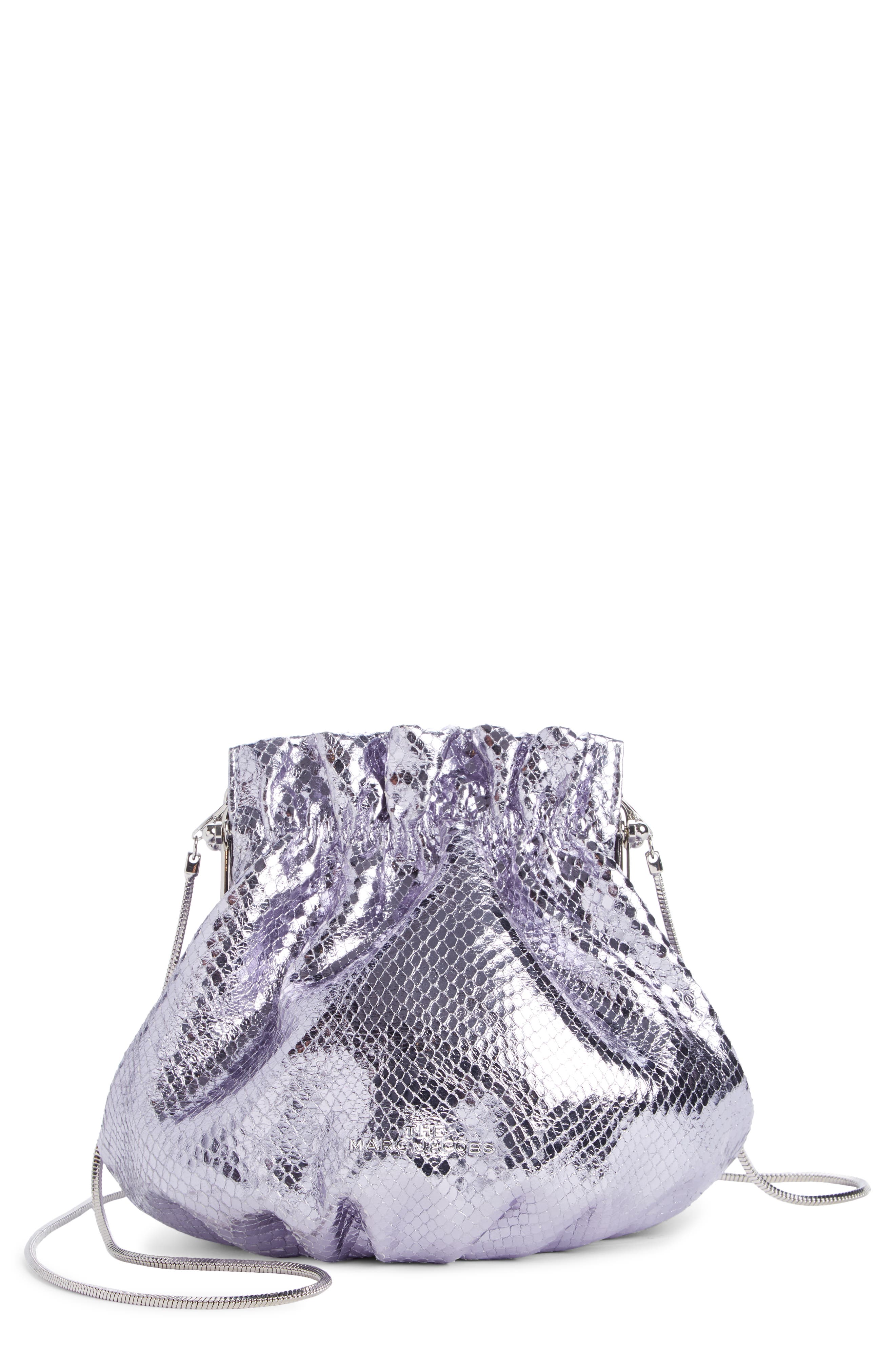 Marc Jacobs The Soirée Metallic Leather Shoulder Bag, Main, color, 