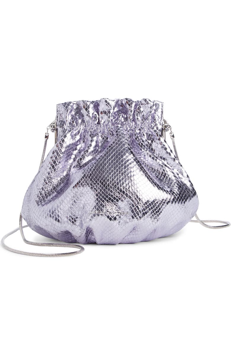 Marc Jacobs The Soirée Metallic Leather Shoulder Bag, Main, color,