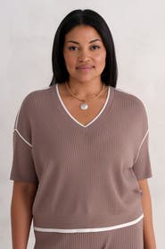 KADA The Awaken Rib V-Neck