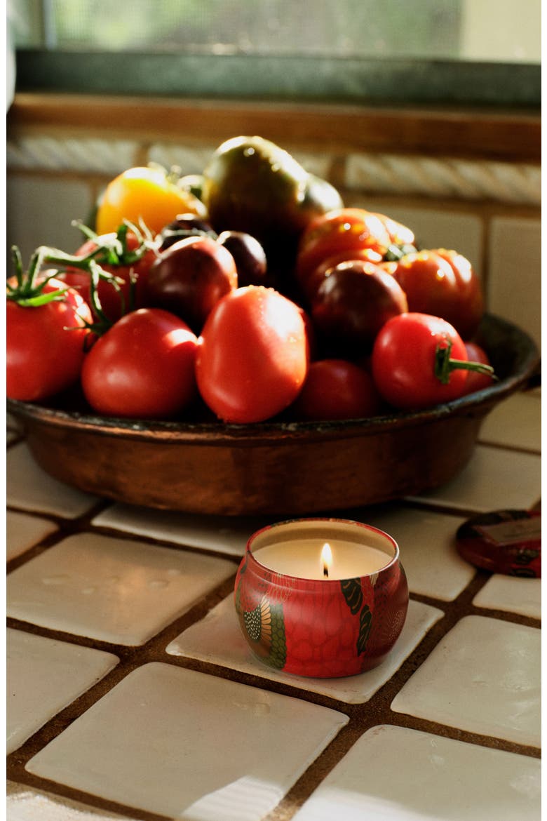 Tomato Trellis Mini Tin Candle, Alternate, color, TOMATO TRELLIS