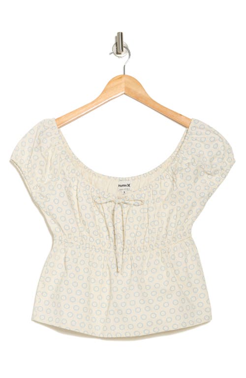 HURLEY HURLEY KARMA PEPLUM TOP 