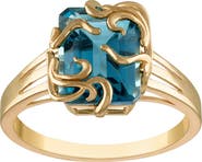 FZN London Blue Topaz Ring