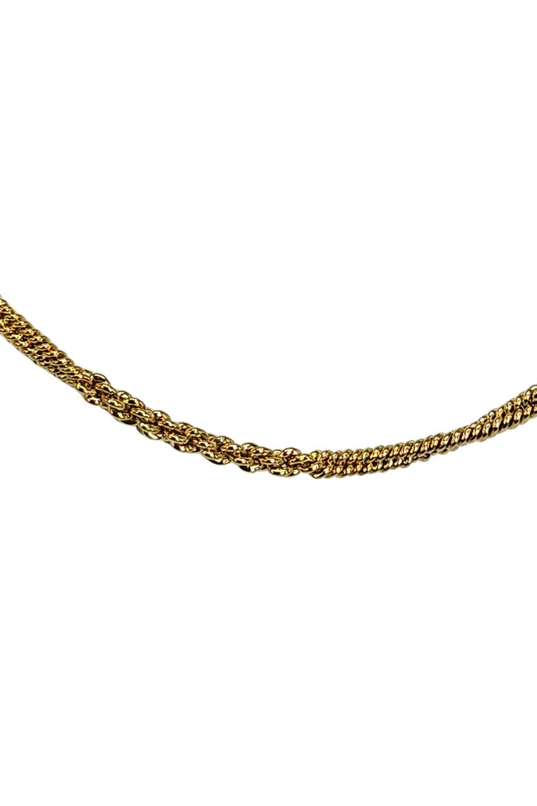 Vintage 1970s Costume Gold Chain Necklace, Alternate, color, gold