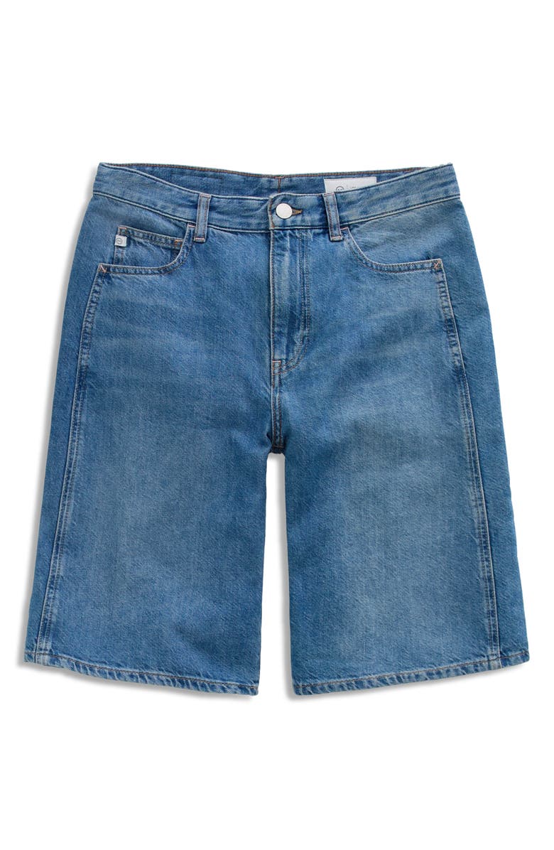 AG Thalia Denim Bermuda Shorts, Alternate, color, Galaxy