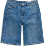 AG Thalia Denim Bermuda Shorts