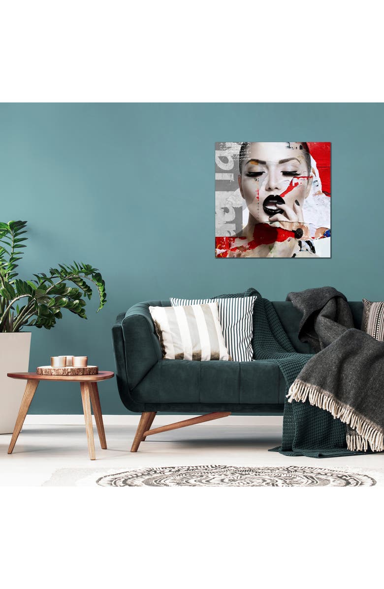 iCanvas Absolutely Beautiful I by Hans Jochem Bakker Wall Art, Alternate, color, White