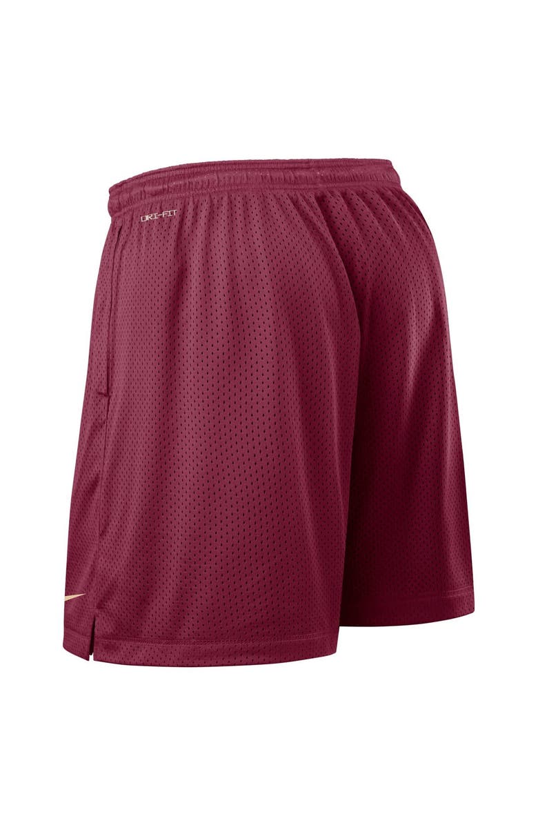 Nike Men's Nike Garnet/Black Florida State Seminoles 2025 Sideline Reversible Performance Shorts, Alternate, color, 