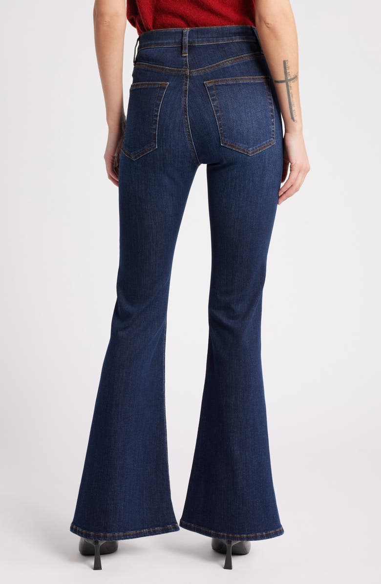 FRAME Le Easy High Waist Flare Jeans, Alternate, color,