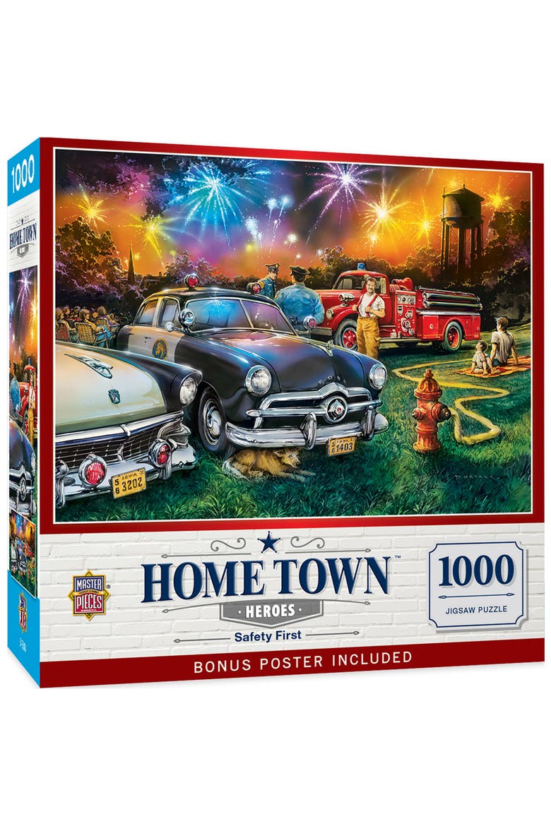 Safety First 1000 Piece Jigsaw Puzzle, Main, color, Multicolor