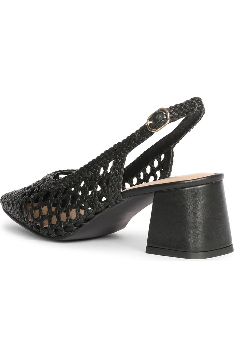 SAINT G Calli Woven Slingback Pump, Alternate, color, Black