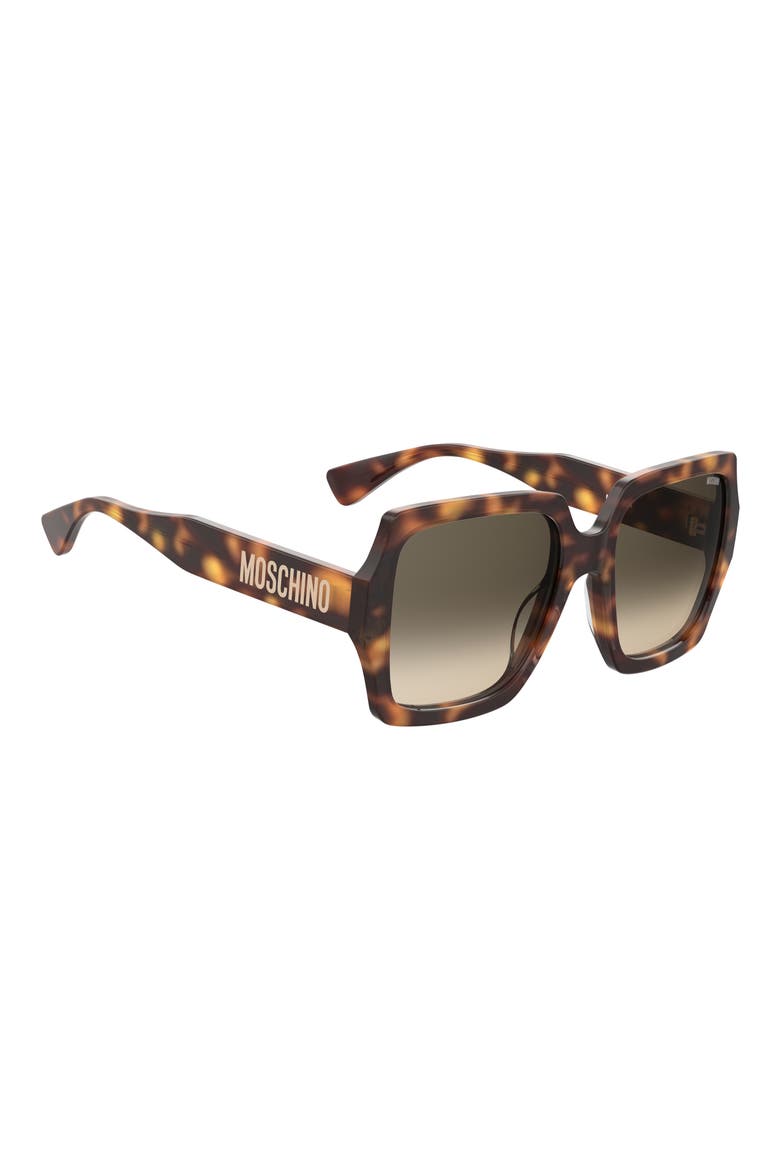 56mm Gradient Square Sunglasses, Alternate, color, 005L-9K