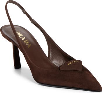 Prada Logo Slingback Pump (Women) | Nordstrom