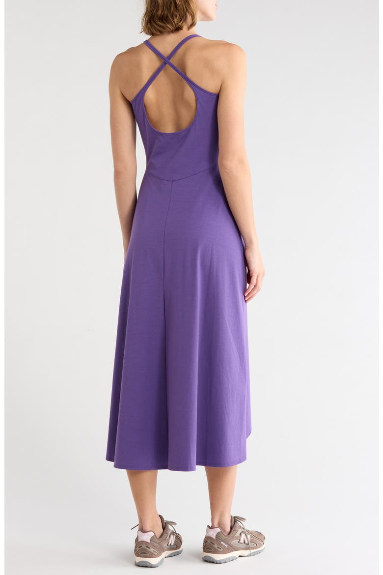 Sarong Drape Dress, Alternate, color, FOX GLOVE