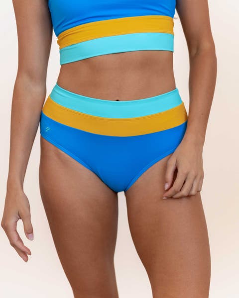 Colorblock Swim Bottom