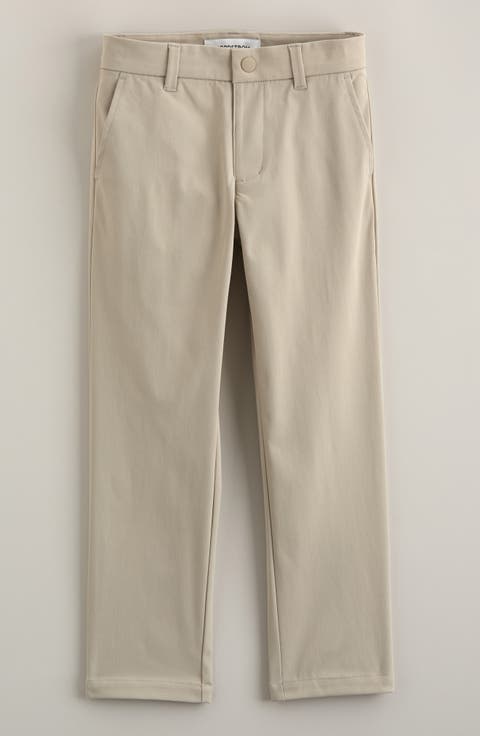 Kids' Flat Front Twill Chinos