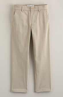 Kids' Flat Front Twill Chinos
