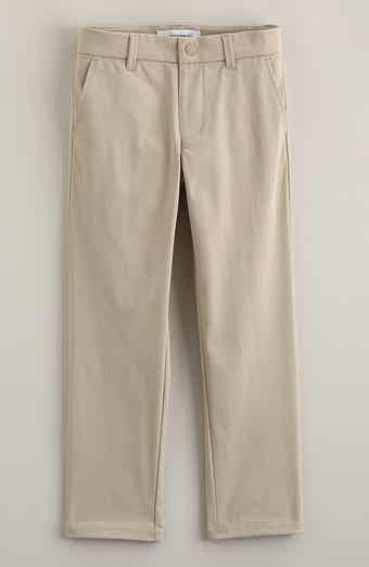 Kids' Flat Front Twill Chinos