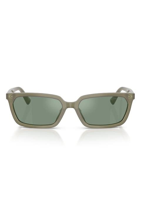 55mm Rectangular Sunglasses