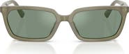 Jimmy Choo 55mm Rectangular Sunglasses