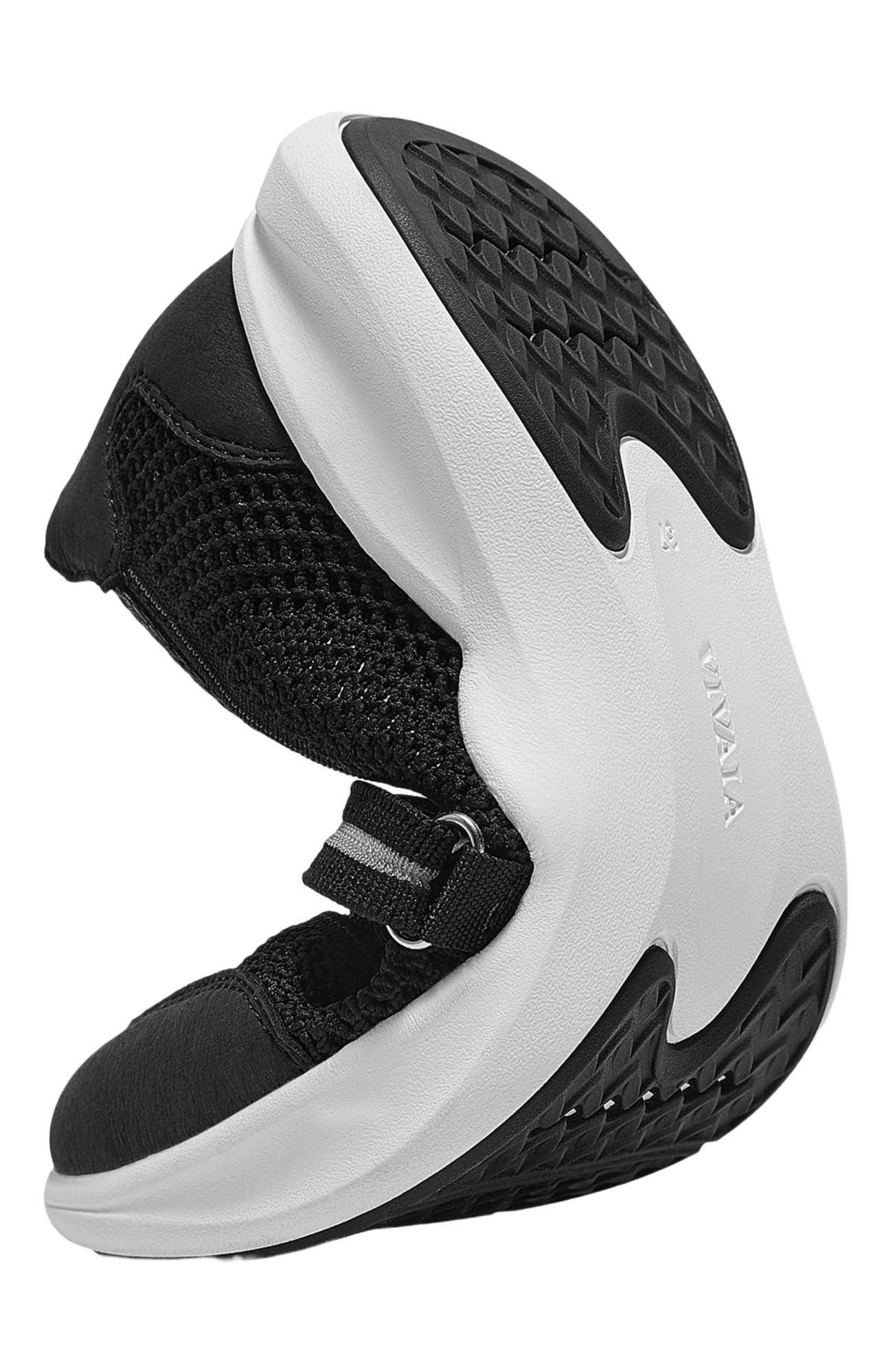 VIVAIA Round-Toe Mesh Mary-Jane Sneaker Flats, Alternate, color, Black