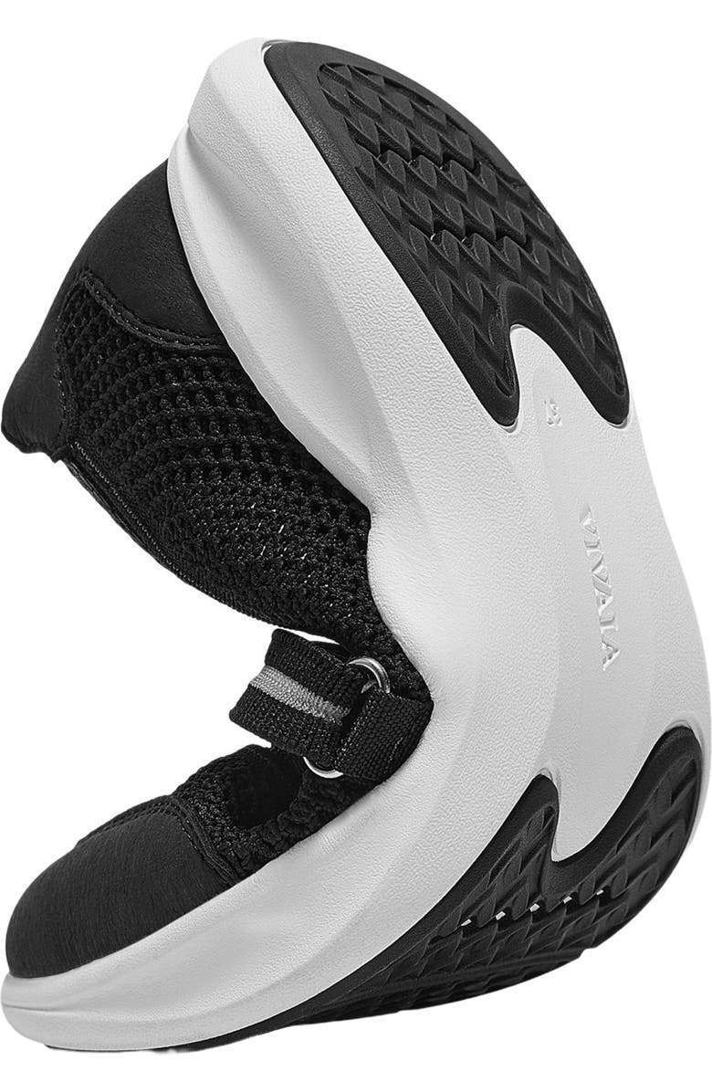 VIVAIA Round-Toe Mesh Mary-Jane Sneaker Flats, Alternate, color, Black