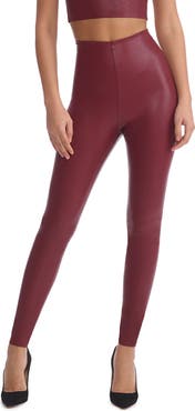 Commando Control Top Faux Leather Leggings