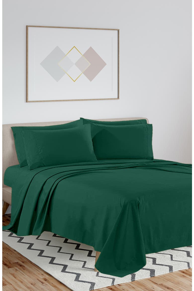 Bright Deep Pocket Premium Sheet Set, Alternate, color, EMERALD GREEN
