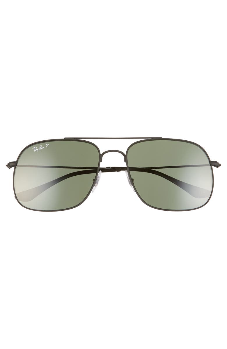 Ray-Ban 59mm Polarized Navigator Sunglasses, Alternate, color, 